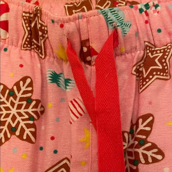 Gingerbread and Candy Cane Women’s Pajama Pants - Pink - Picture 9 of 9